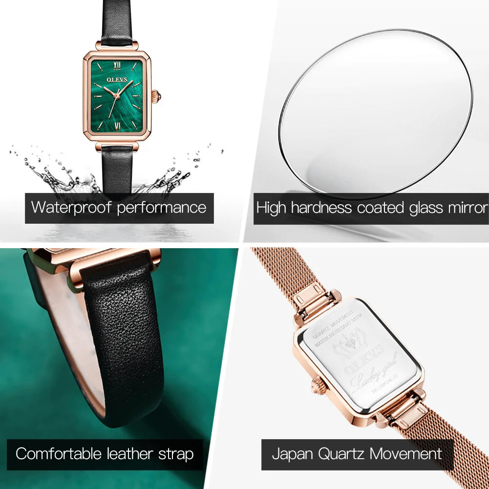 OLEVS 6624 Quartz Movement Women Premium Watch