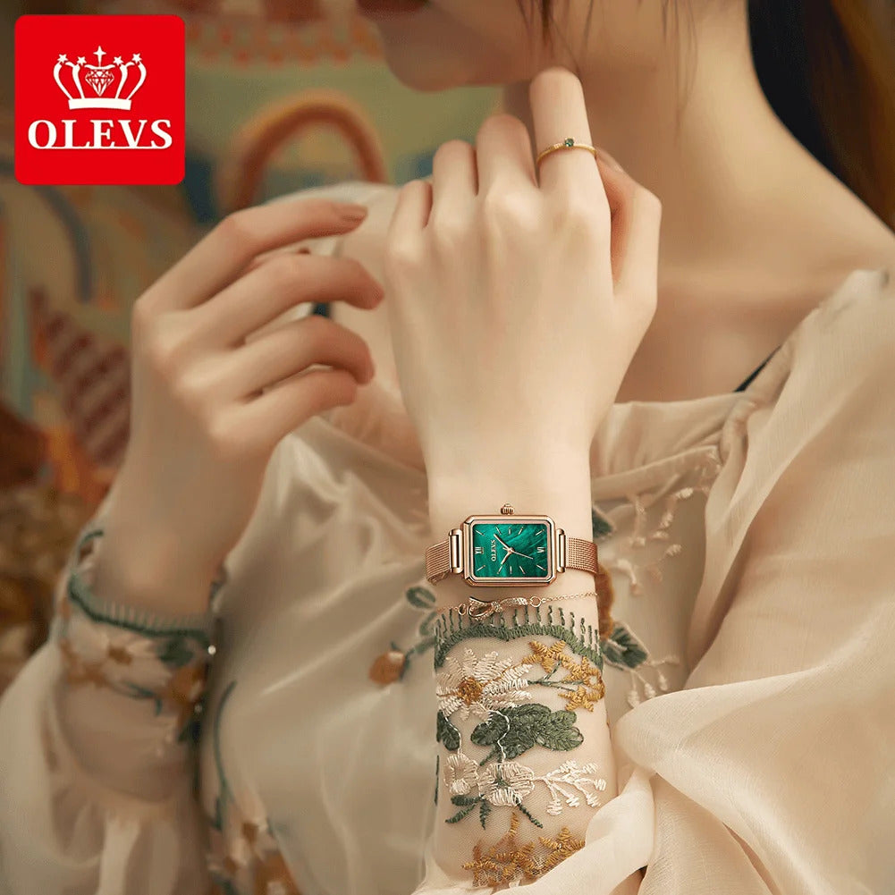 OLEVS 6624 Quartz Movement Women Premium Watch