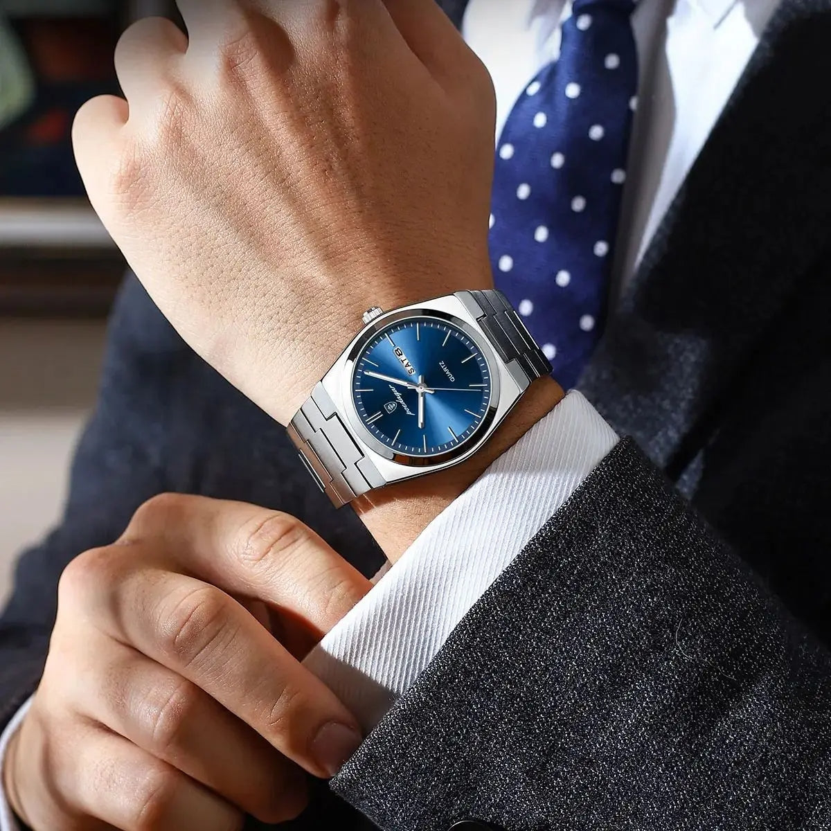 POEDAGAR 7826 Luxury Formal Chronograph Men’s Watch