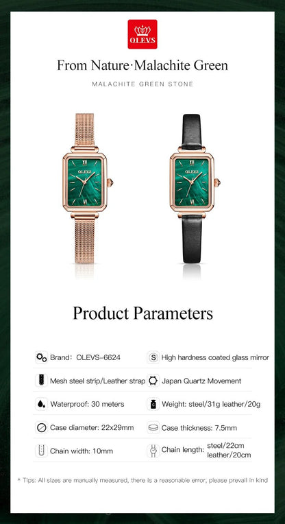 OLEVS 6624 Quartz Movement Women Premium Watch