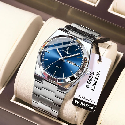 POEDAGAR 7826 Luxury Formal Chronograph Men’s Watch